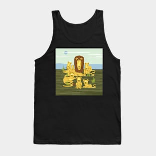 The Laid Back Lions Tank Top